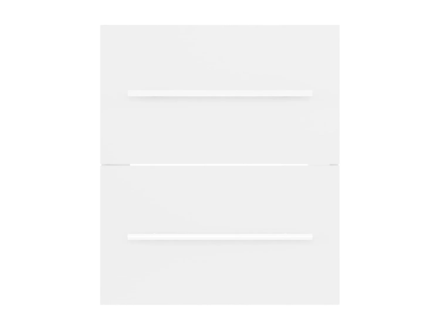 Waschbeckenschrank Weiß 41x38,5x48 cm Holzwerkstoff