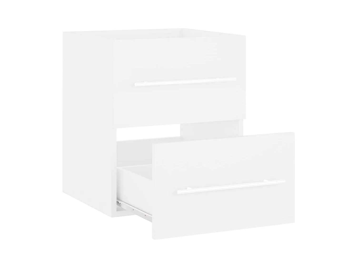 Waschbeckenschrank Weiß 41x38,5x48 cm Holzwerkstoff