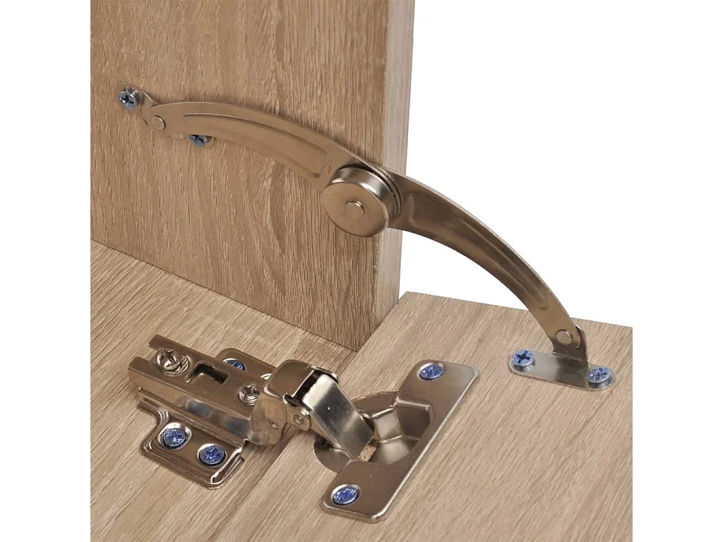 8 pièces de mobilier de salle de bain et lavabo Beige