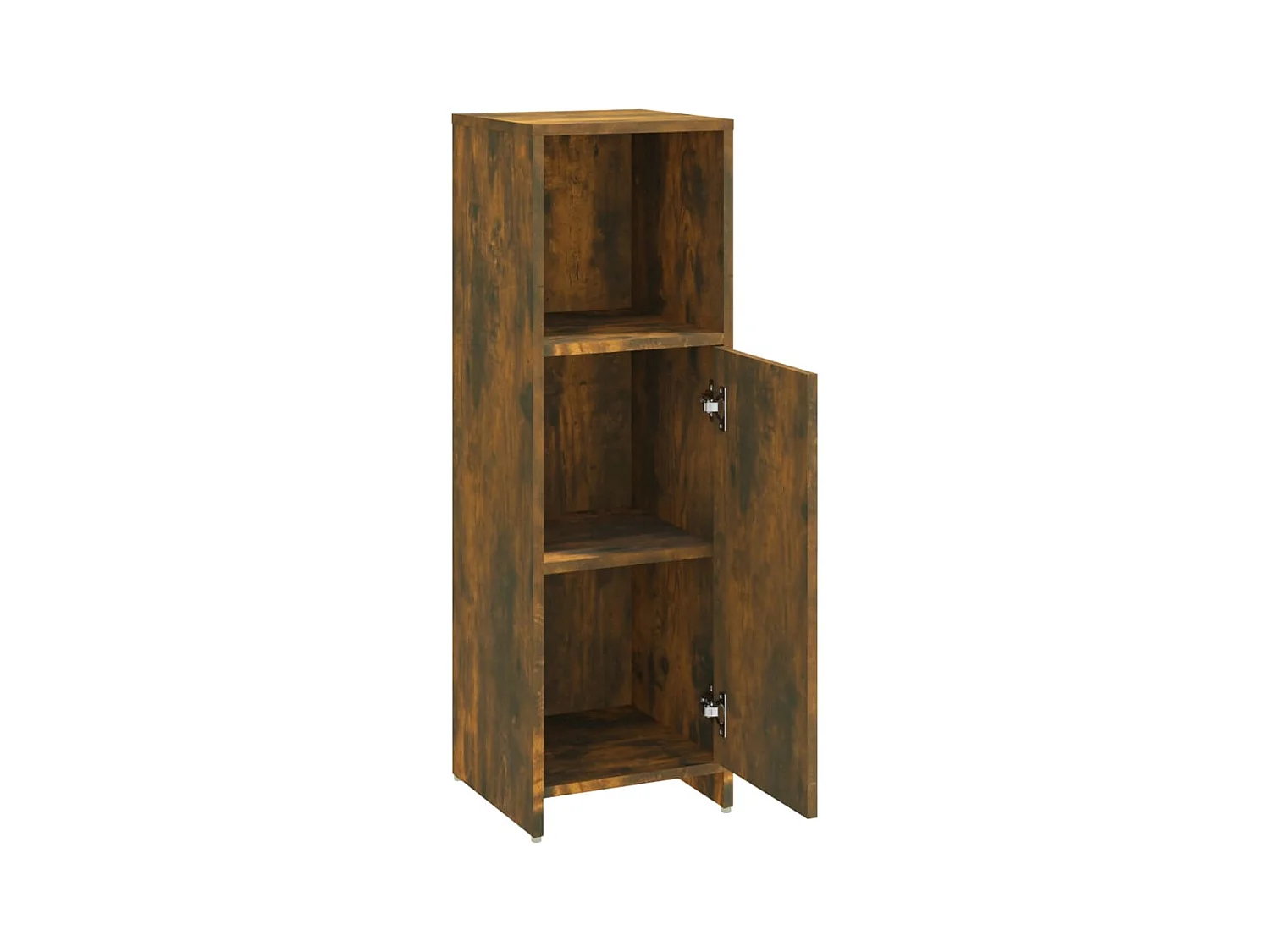 Mobile da bagno Rovere affumicato 30x30x95 cm MDF