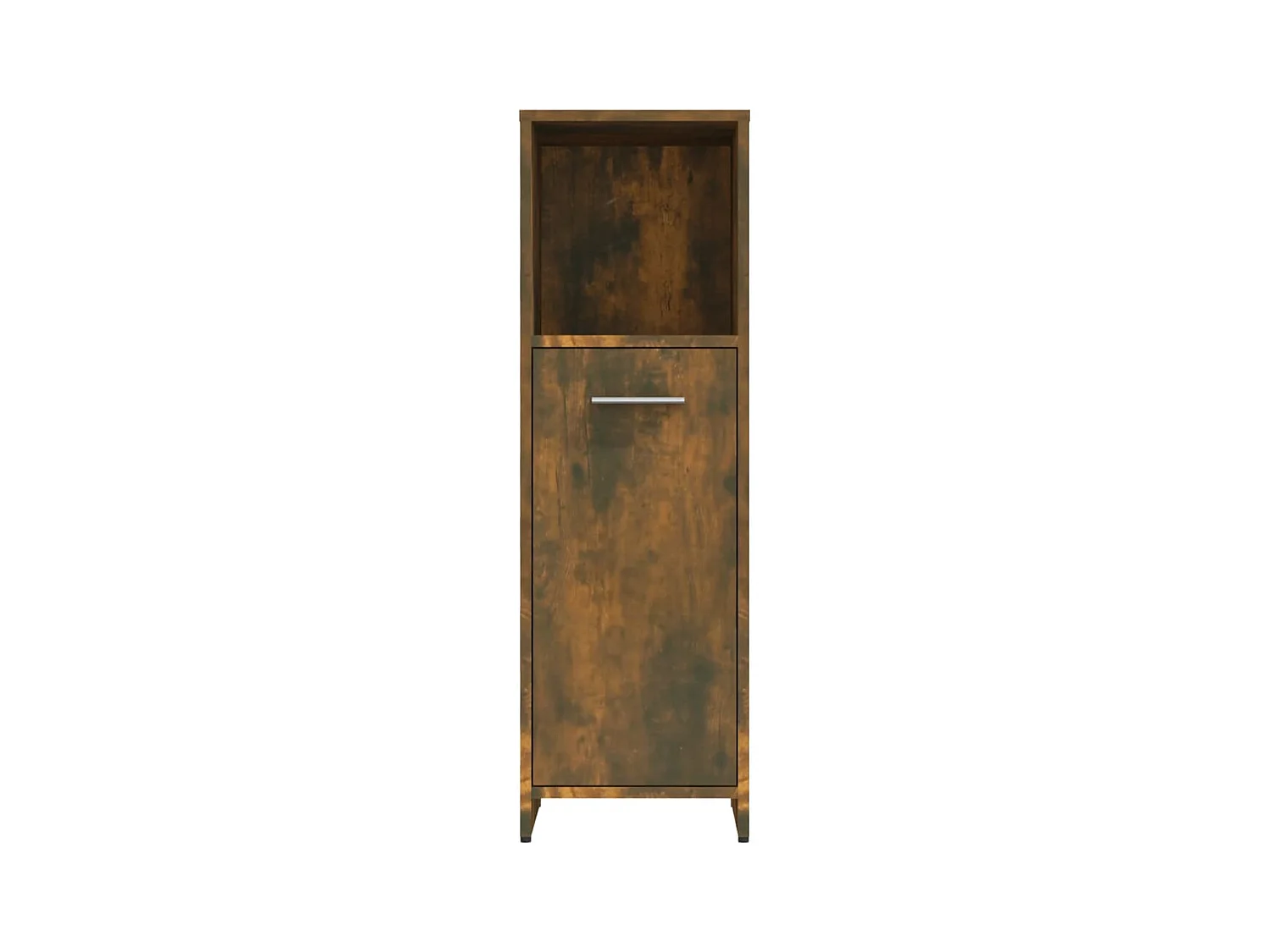 Mobile da bagno Rovere affumicato 30x30x95 cm MDF