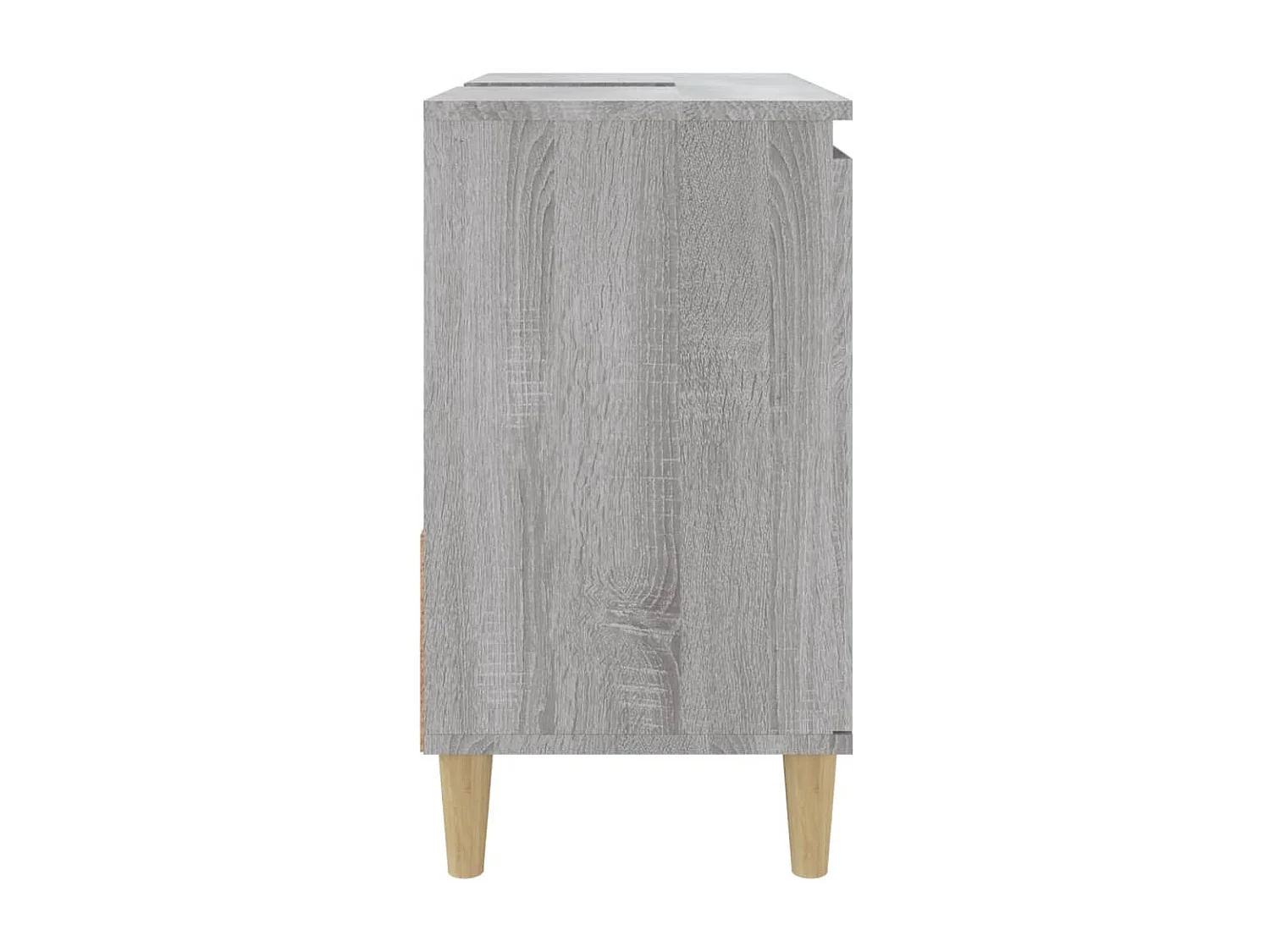 Armoire de bain sonoma gris 65x33x60 cm bois d'ingénierie