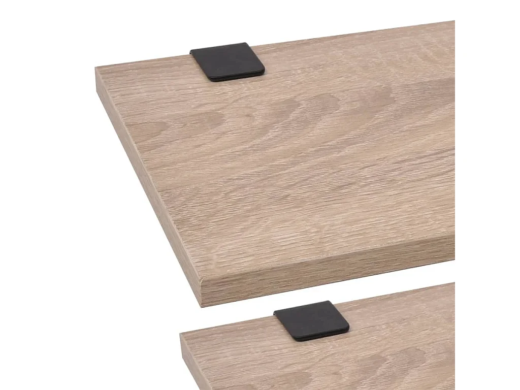 Mueble de baño con lavabo 9 piezas Beige