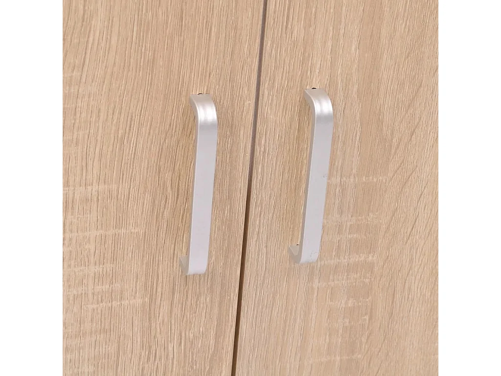 Mueble de baño con lavabo 9 piezas Beige