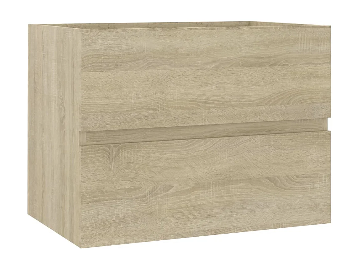 Badezimmermöbel aus Sonoma-Eiche, Holzwerkstoff