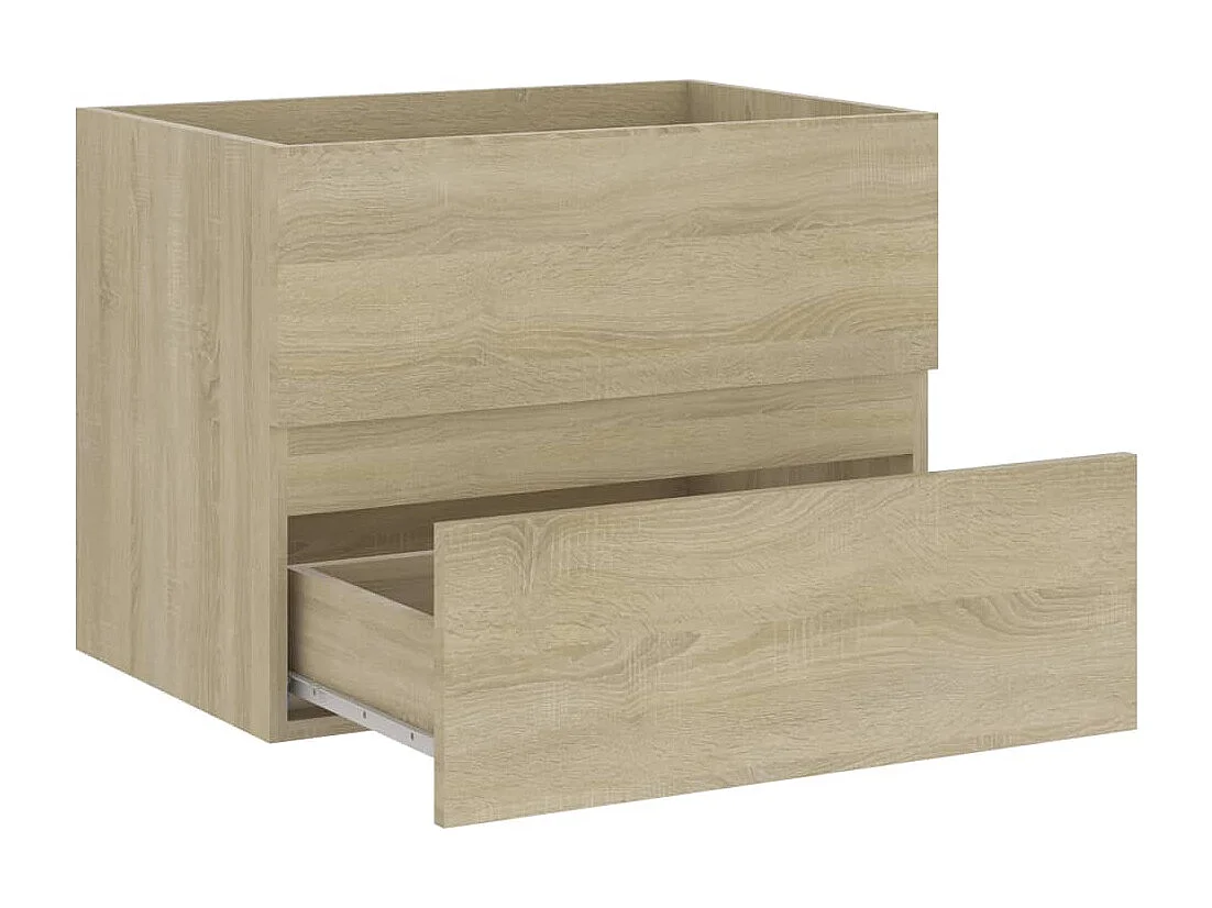 Badezimmermöbel aus Sonoma-Eiche, Holzwerkstoff