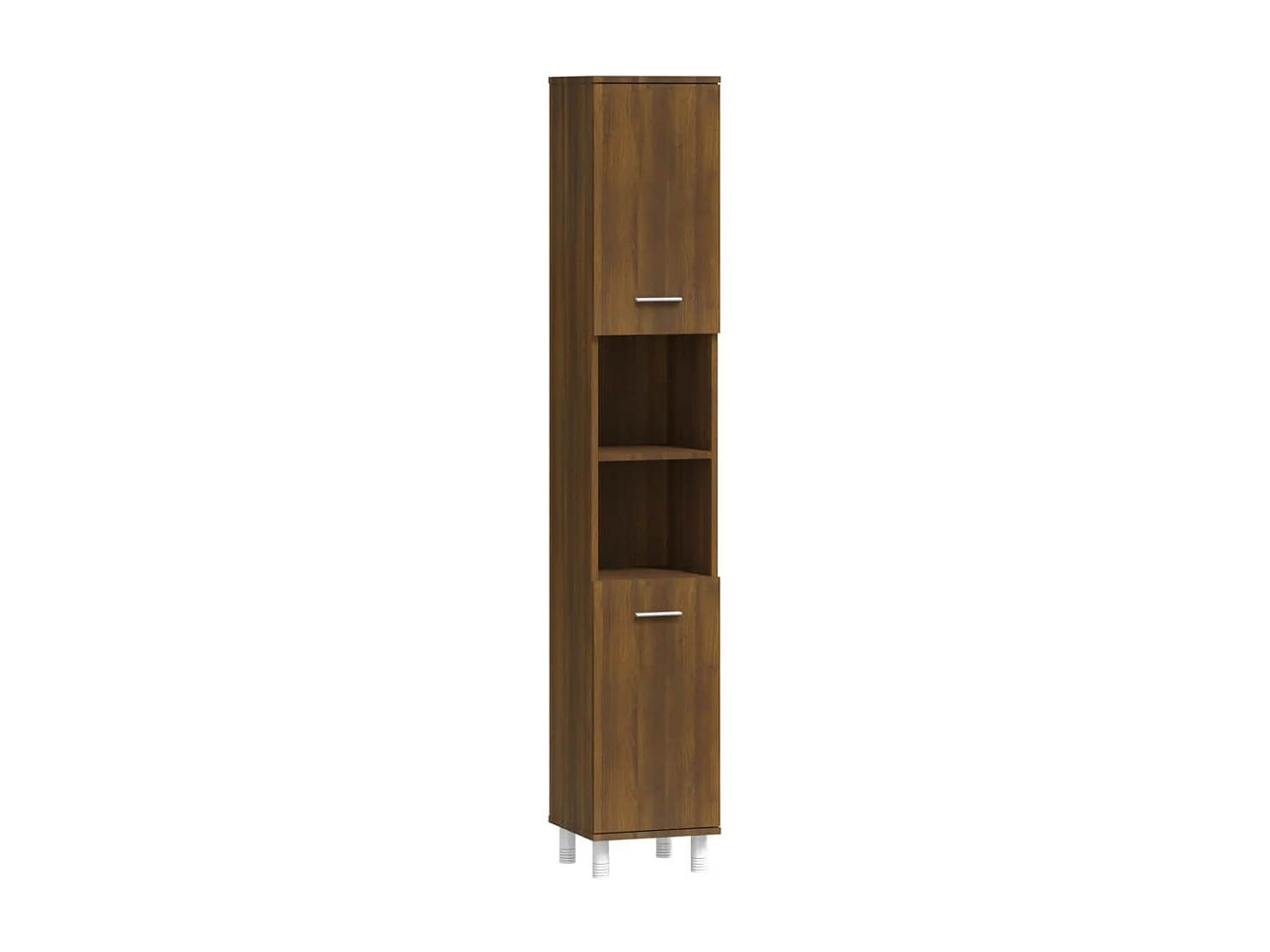 Armoire de bain Chêne marron 30x30x179 cm Bois d'ingénierie