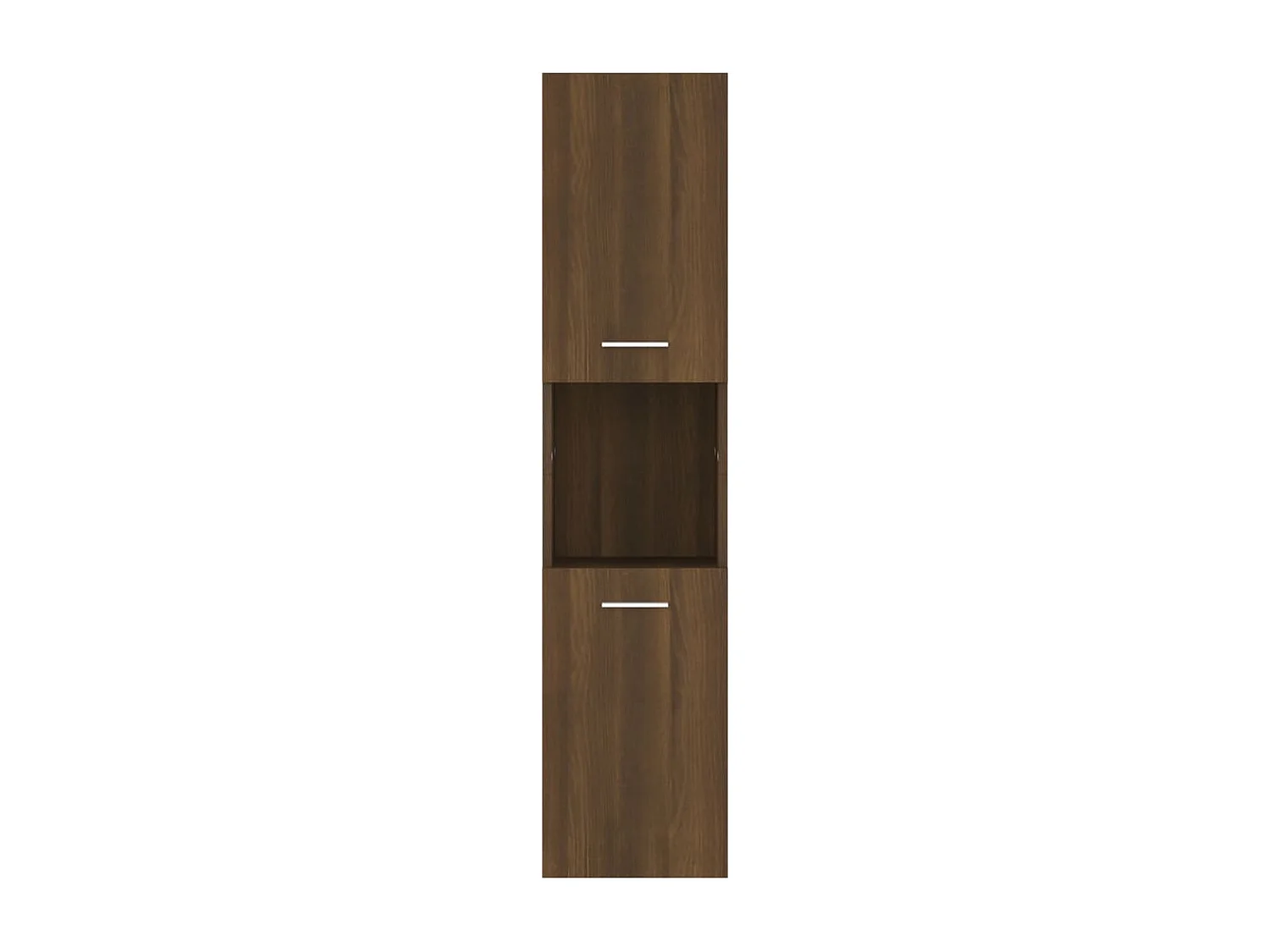 Armoire de bain Chêne marron 30x30x130 cm Bois d'ingénierie