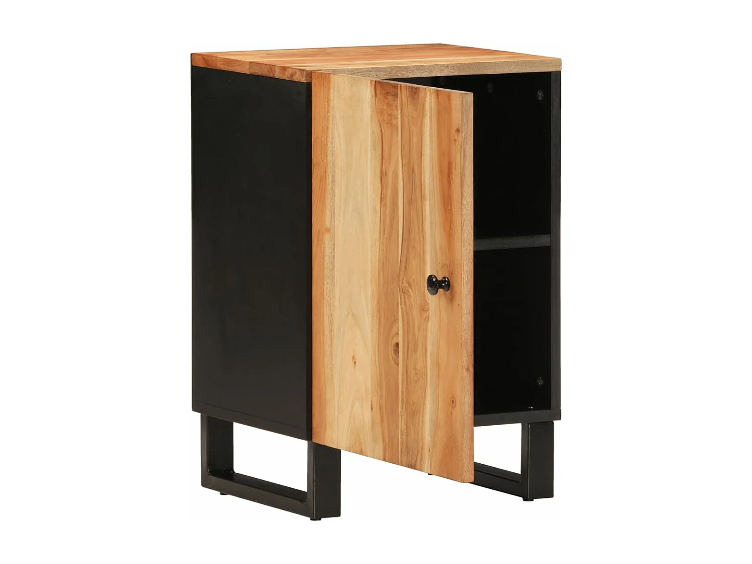 Armoire de salle de bain 38x33x58 cm bois massif d'acacia