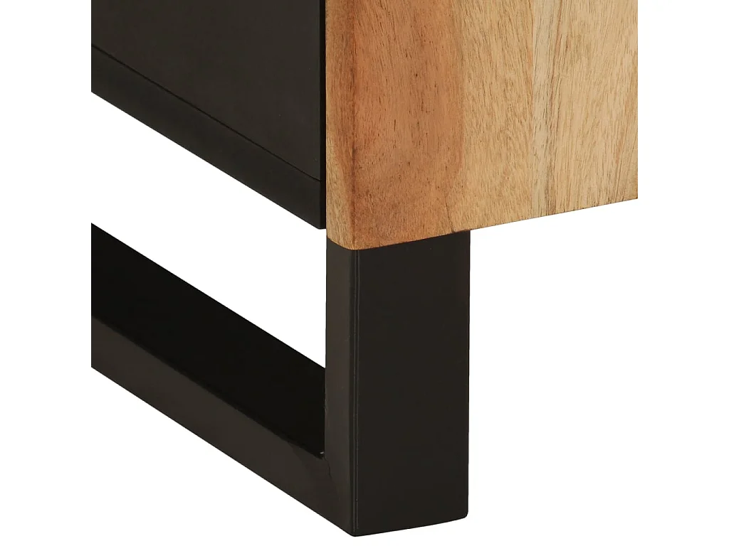 Armoire de salle de bain 38x33x58 cm bois massif d'acacia