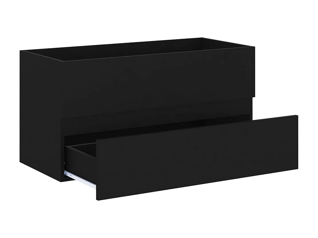 Mobile lavabo Nero 90x38,5x45 cm MDF