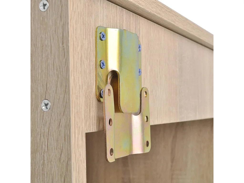 Badezimmermöbel mit 7-teiligem Waschbecken Beige