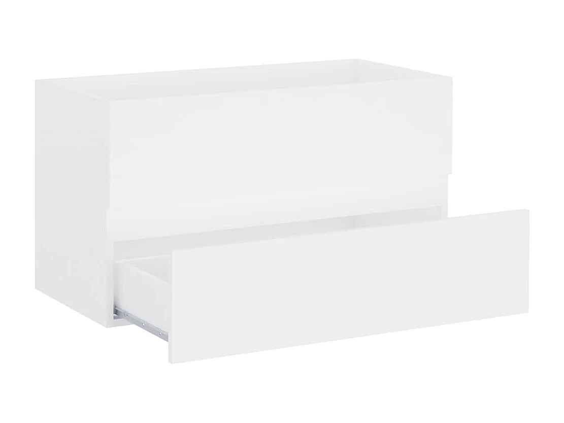 Mobili da bagno in legno ingegnerizzato bianco