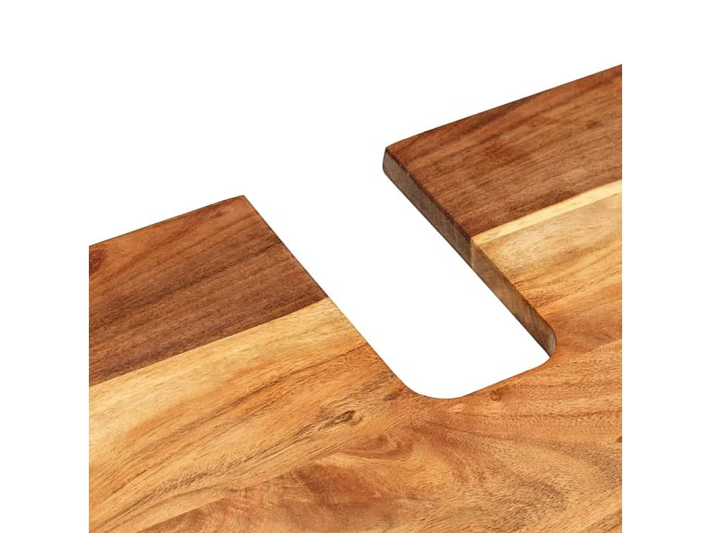 Base lavabo 62x33x58 cm in acacia e derivati