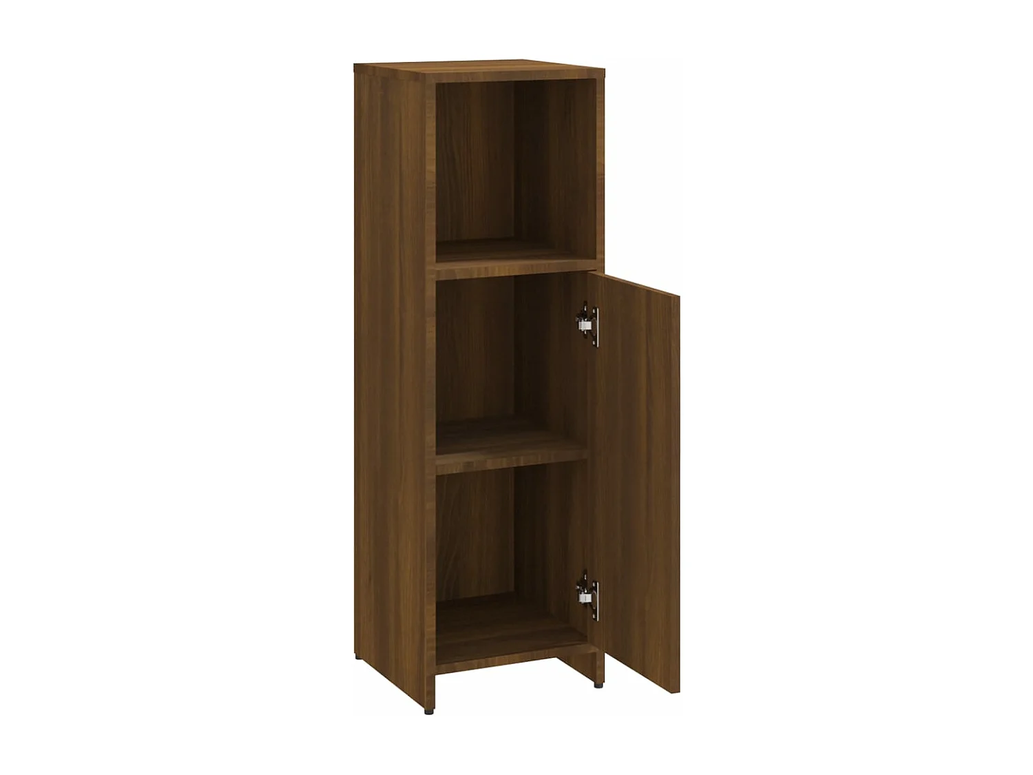 Armoire de bain Chêne marron 30x30x95 cm Bois d'ingénierie