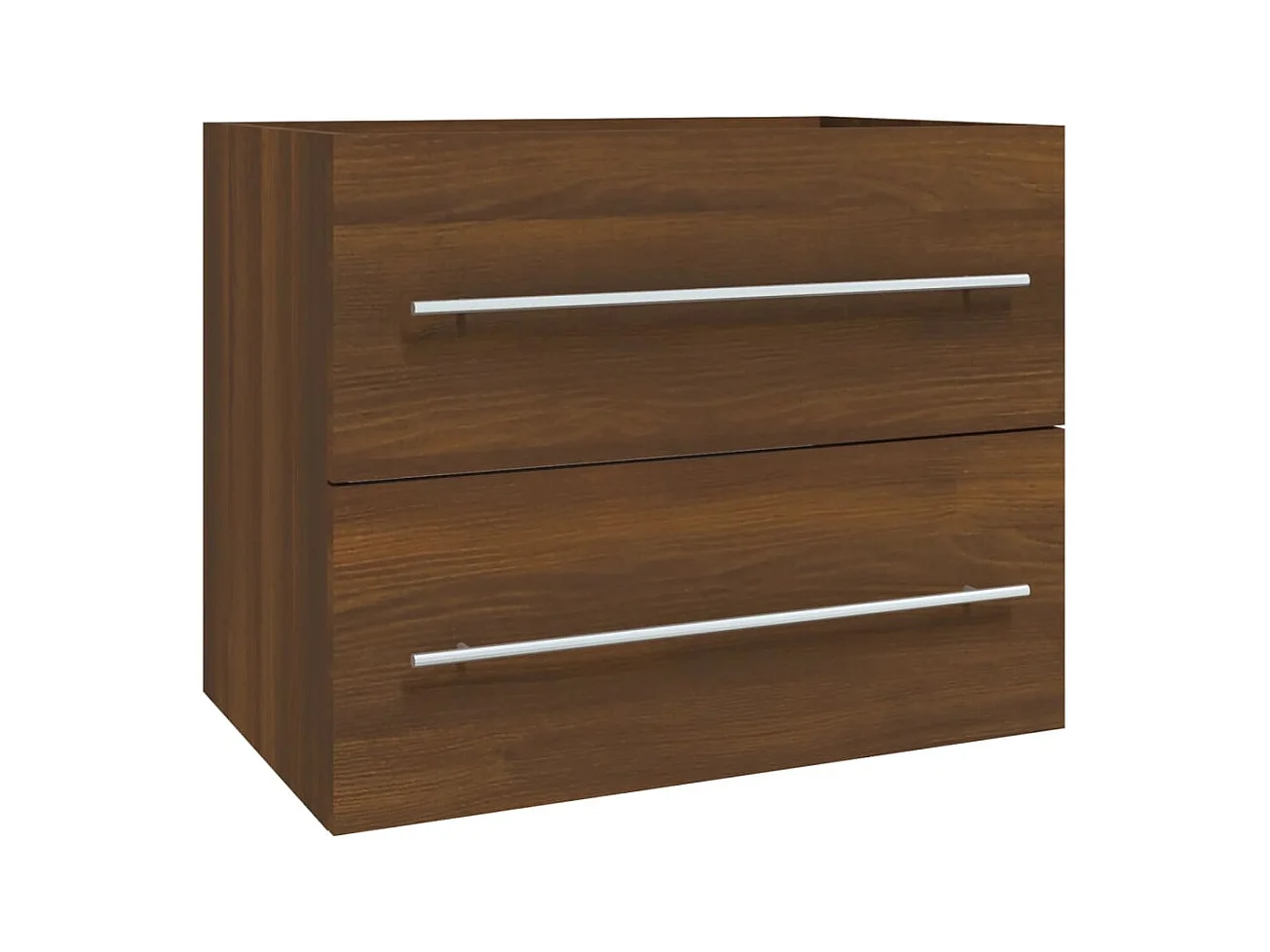 Waschbeckenschrank Braune Eiche 60x38,5x48 cm Holzwerkstoff