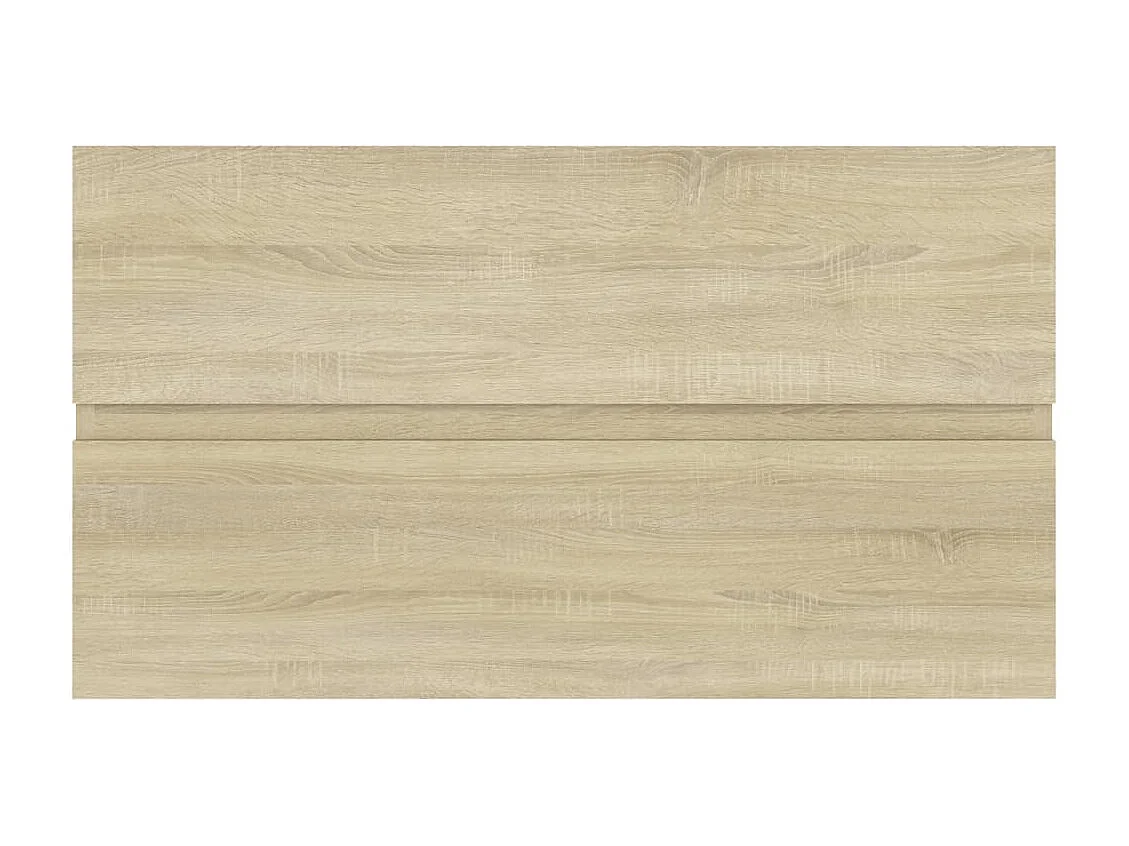 Armoire d'évier Chêne sonoma 80x38,5x45 cm Bois d'ingénierie