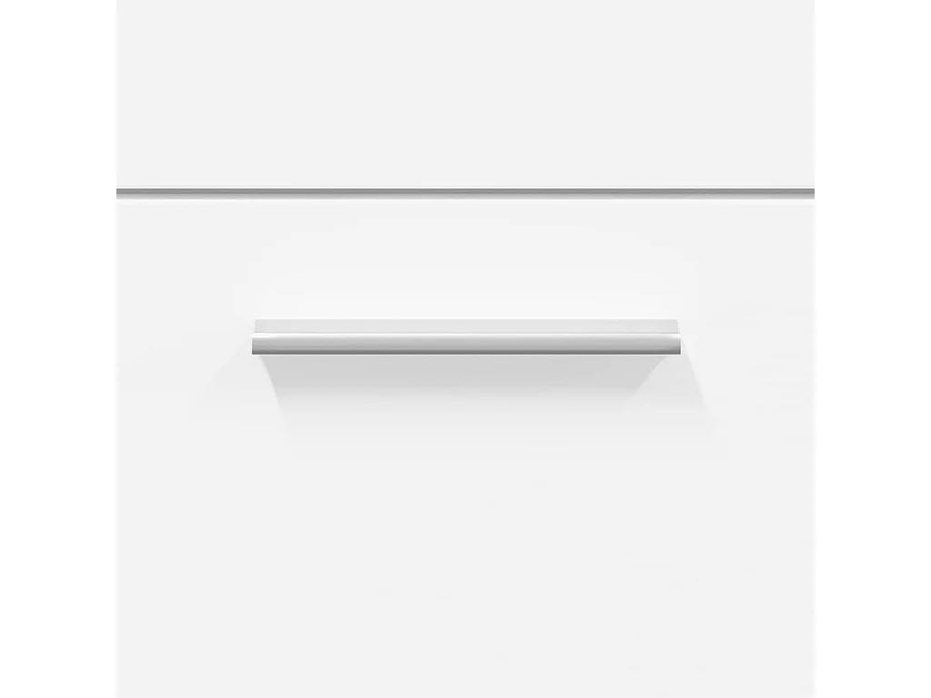 Mobile da bagno con specchio bianco in derivati del legno