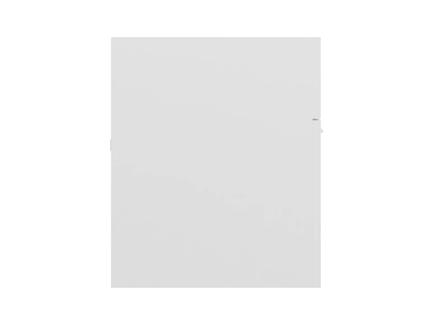 Waschbeckenunterschrank, glänzend weiß, 100 x 38,5 x 46 cm, Holzwerkstoff
