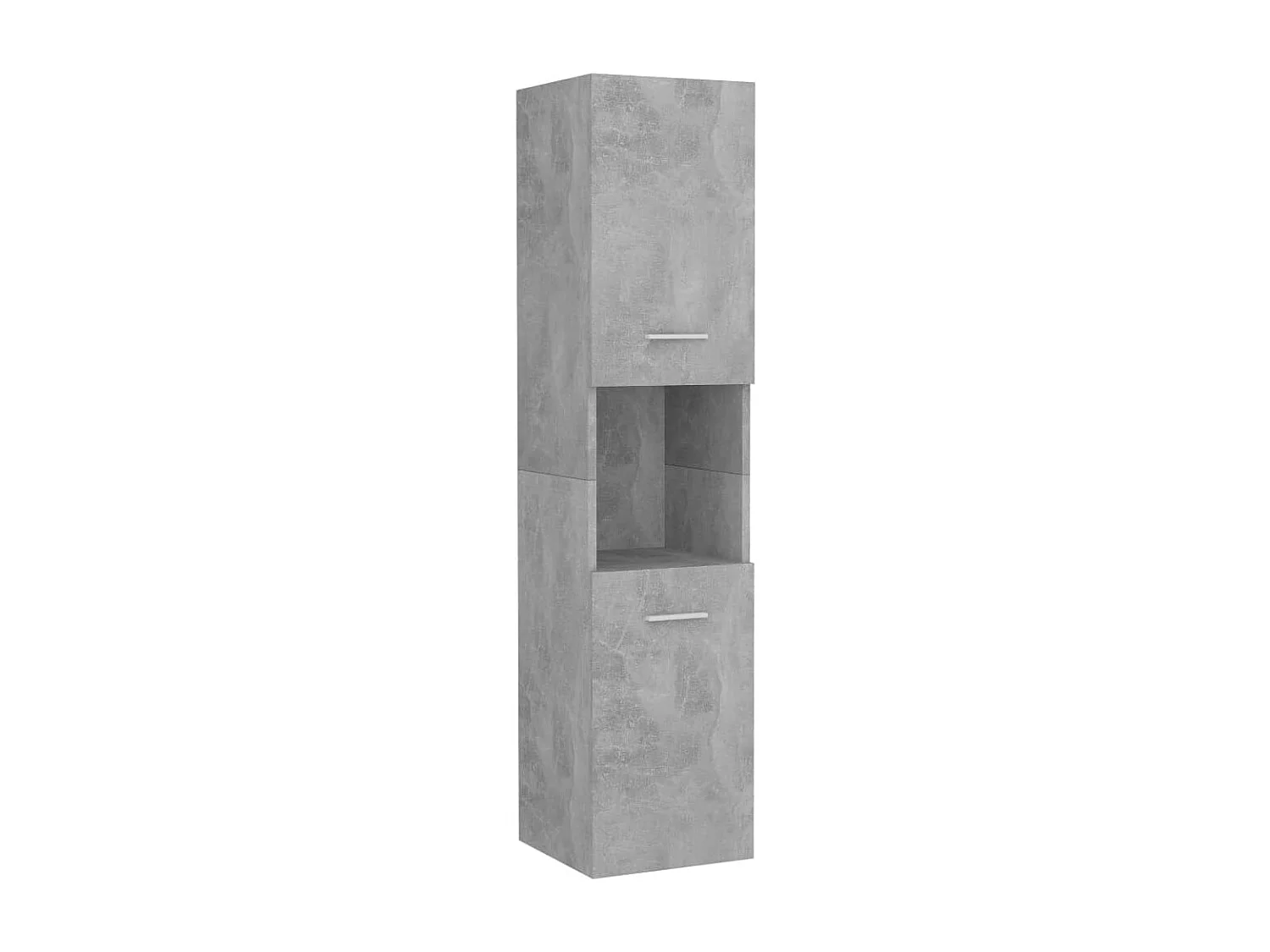 Armoire de salle de bain Gris béton Bois d'ingénierie