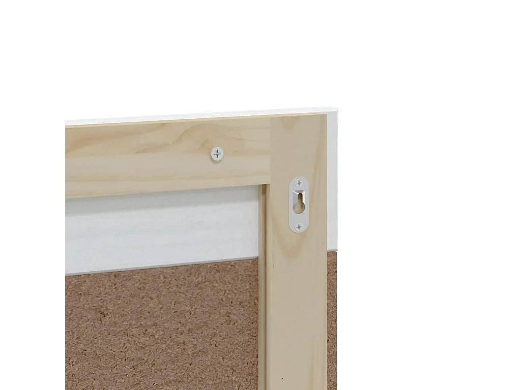 Mobili da bagno 2 pz BERG in legno massello di pino bianco