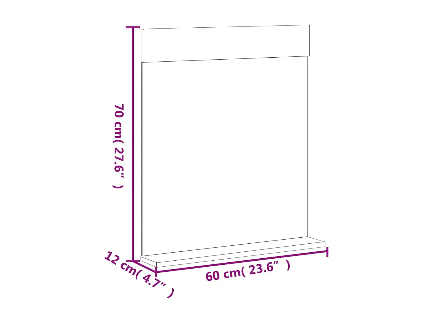 Mobili da bagno 2 pz BERG in legno massello di pino bianco