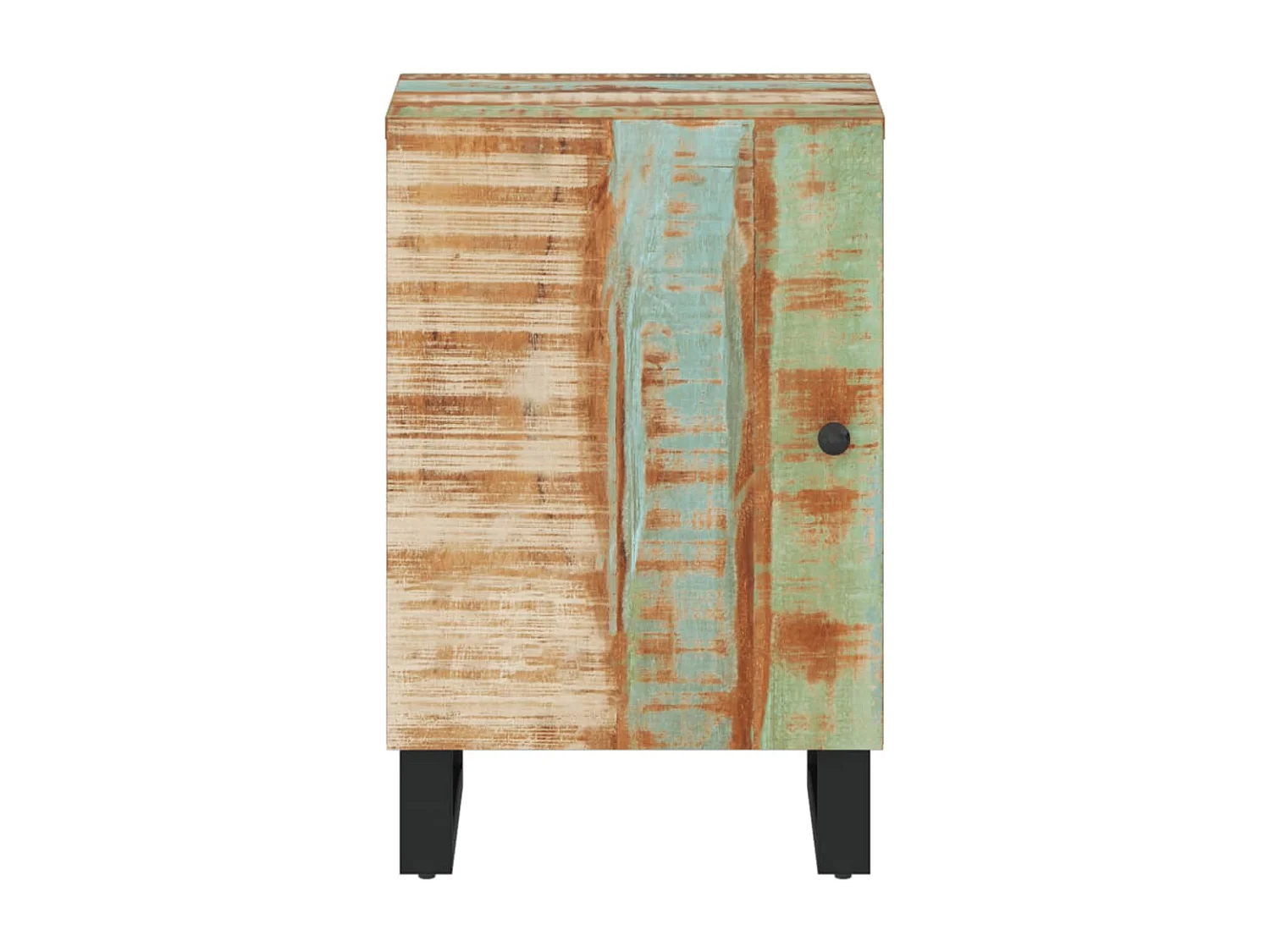 Badezimmerschrank 38x33x58cm aus massivem Altholz