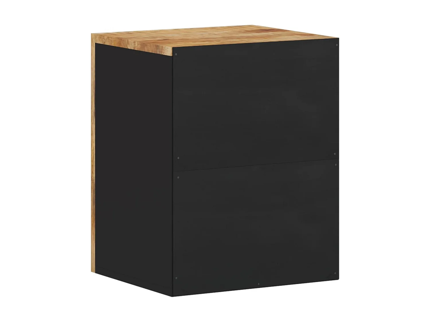 Mobile da bagno sospeso 38x33x48 cm in legno massello di mango