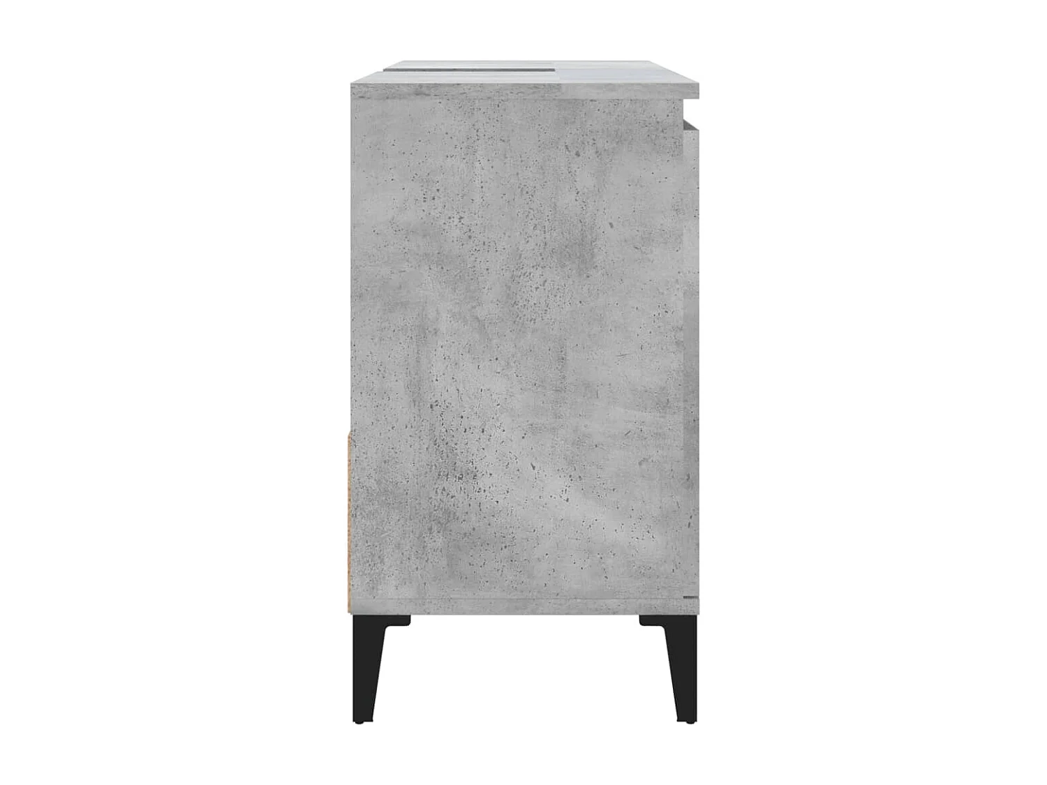Mobile da bagno grigio cemento 65x33x60 cm