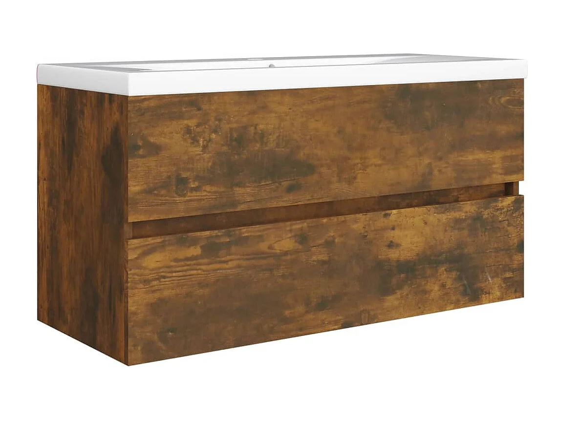 Mobile lavabo Rovere affumicato 90x38,5x45 cm MDF