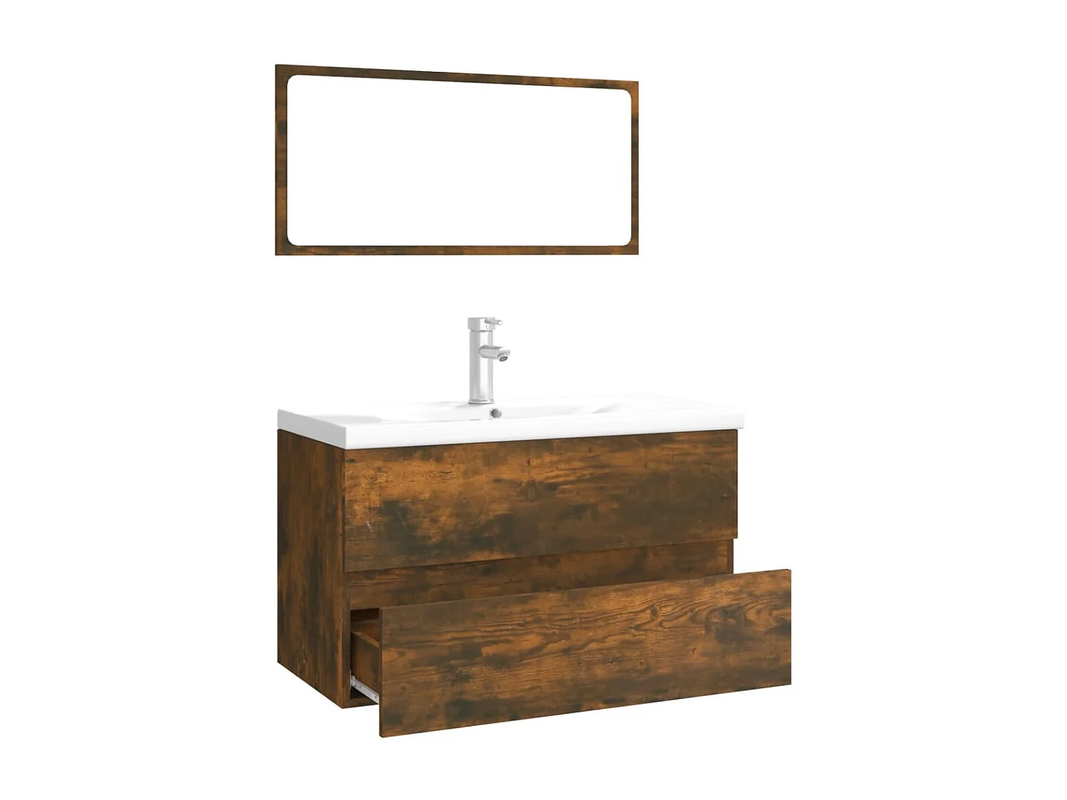 Mobile da bagno Rovere affumicato Derivati del legno