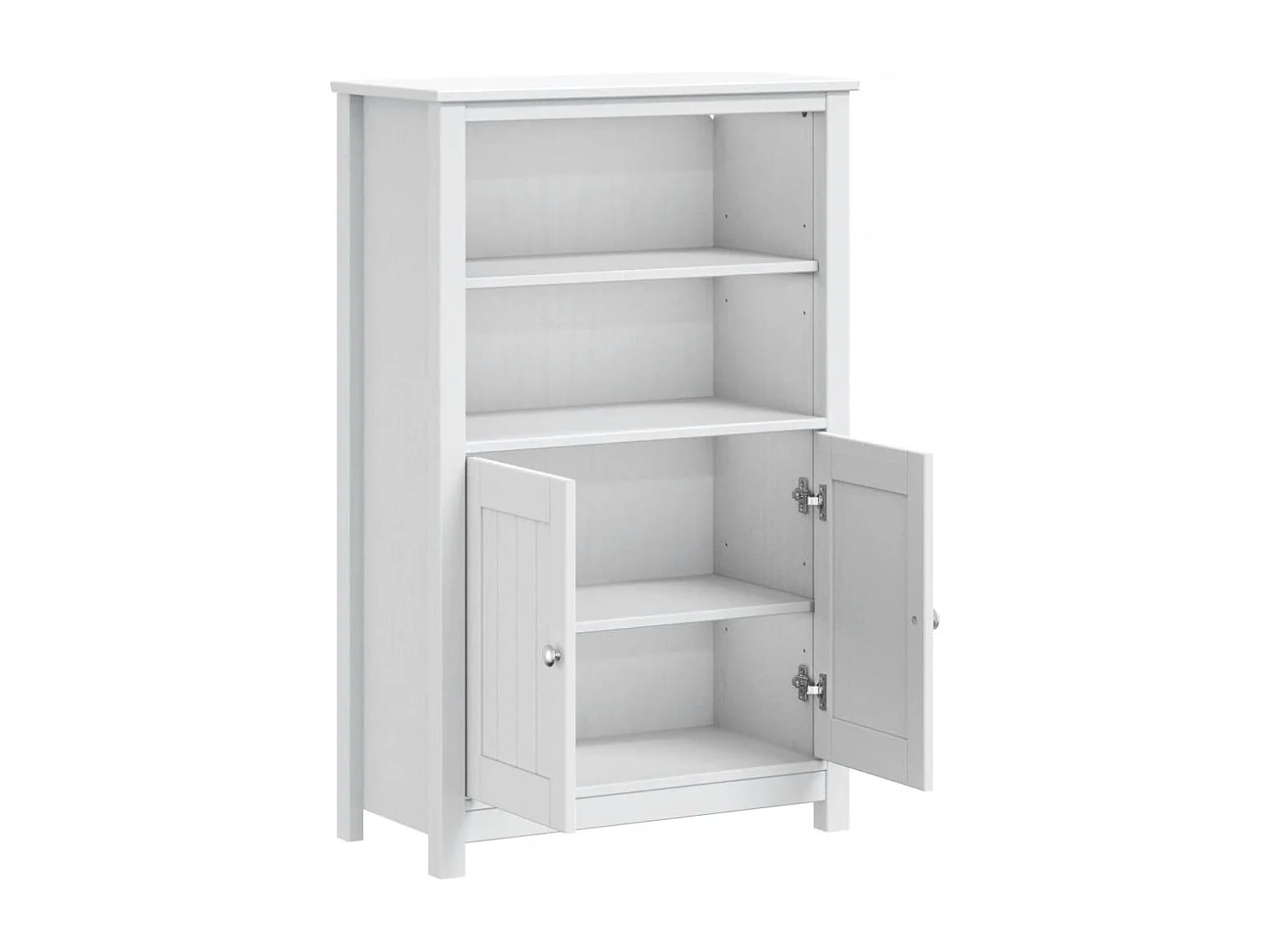 Mobile da bagno BERG bianco 69,5x34x110 cm in pino massiccio