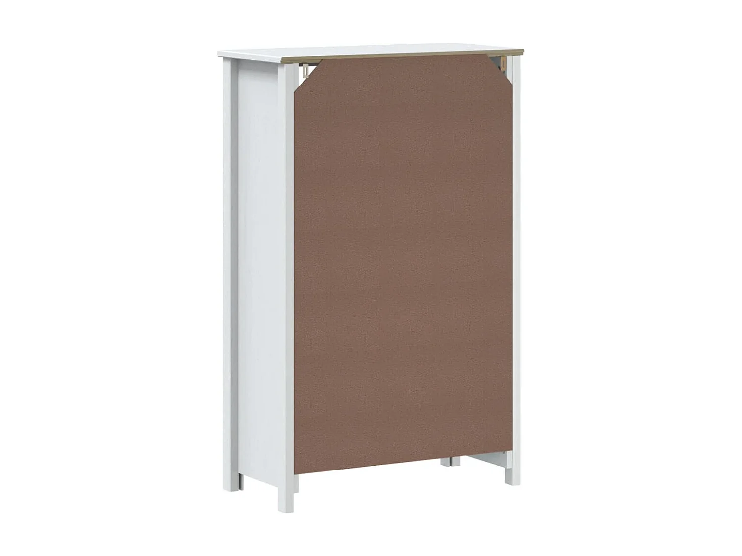 Mobile da bagno BERG bianco 69,5x34x110 cm in pino massiccio