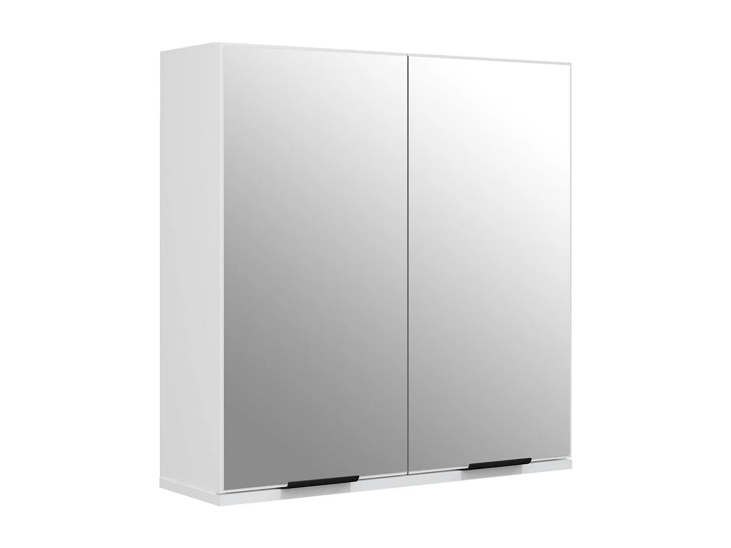 Meubles de salle de bain 4 pcs Blanc Bois d'ingénierie