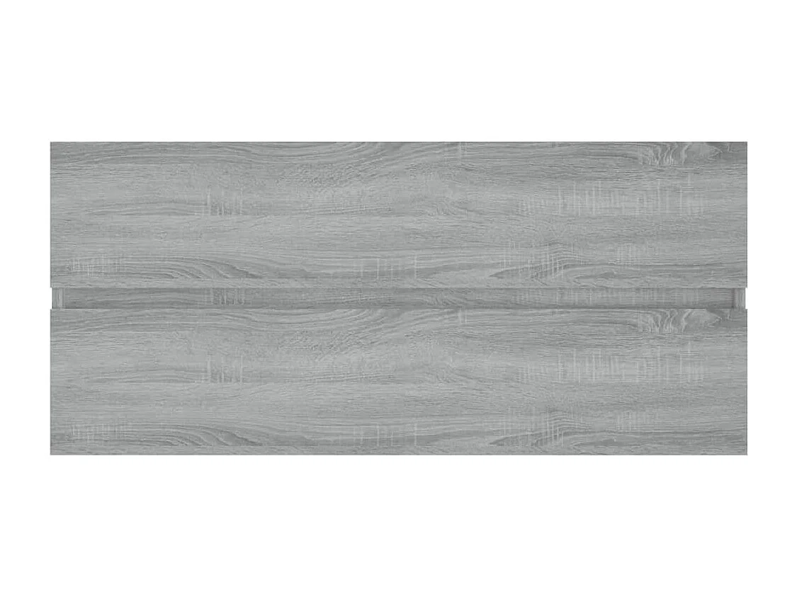 Mobile lavabo Sonoma grigio 100x38,5x45 cm MDF