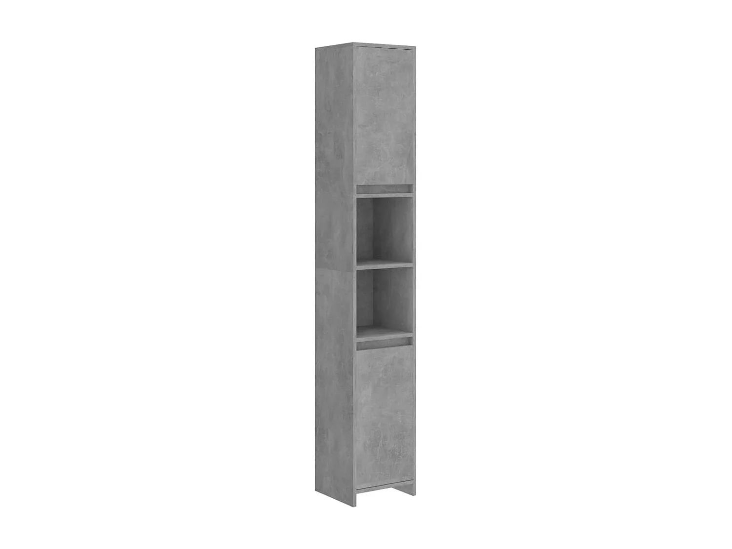 Armoire de salle de bain Gris béton Bois d'ingénierie
