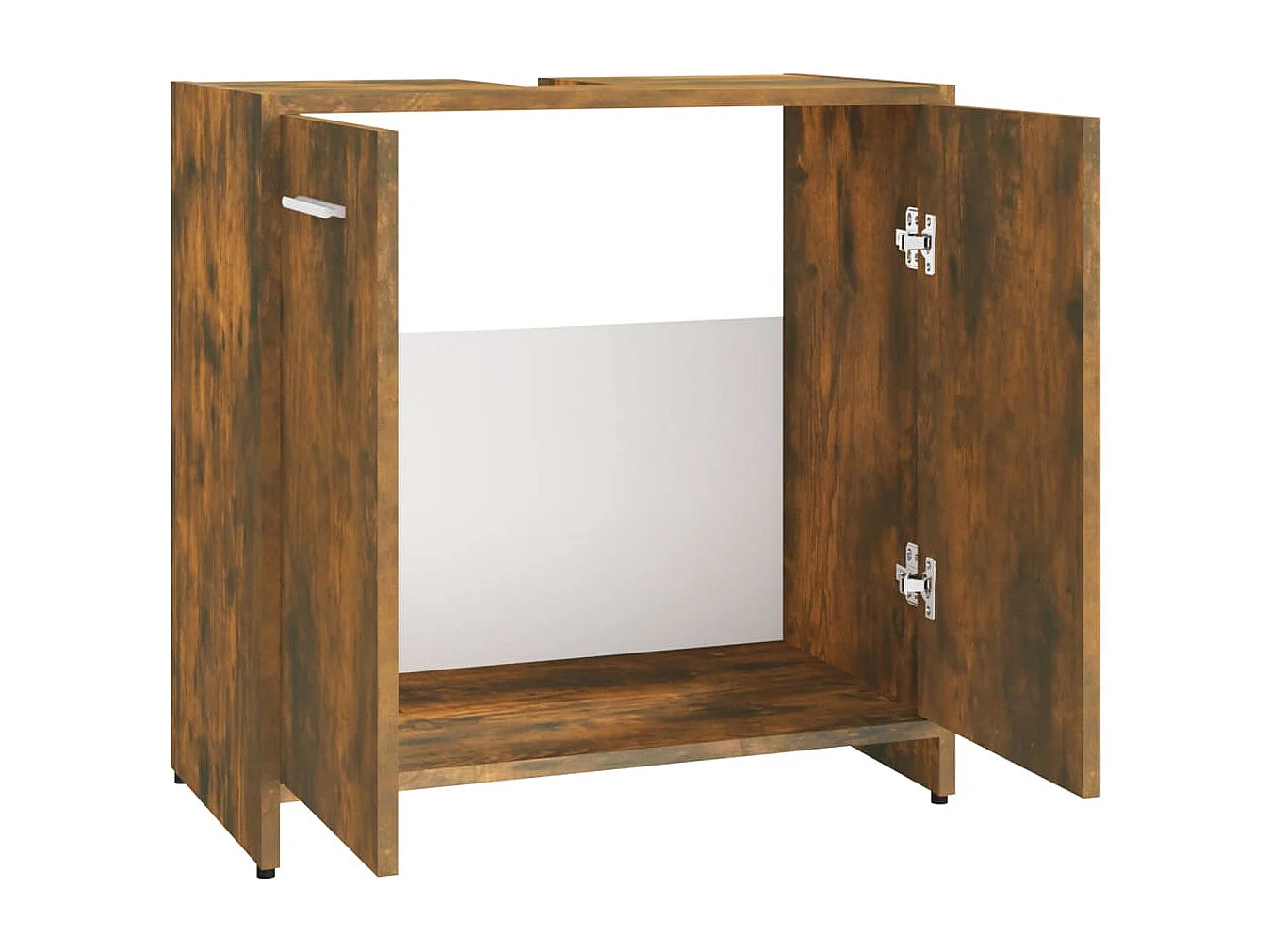 Badezimmerschrank Räuchereiche 60x33x60 cm Holzwerkstoff