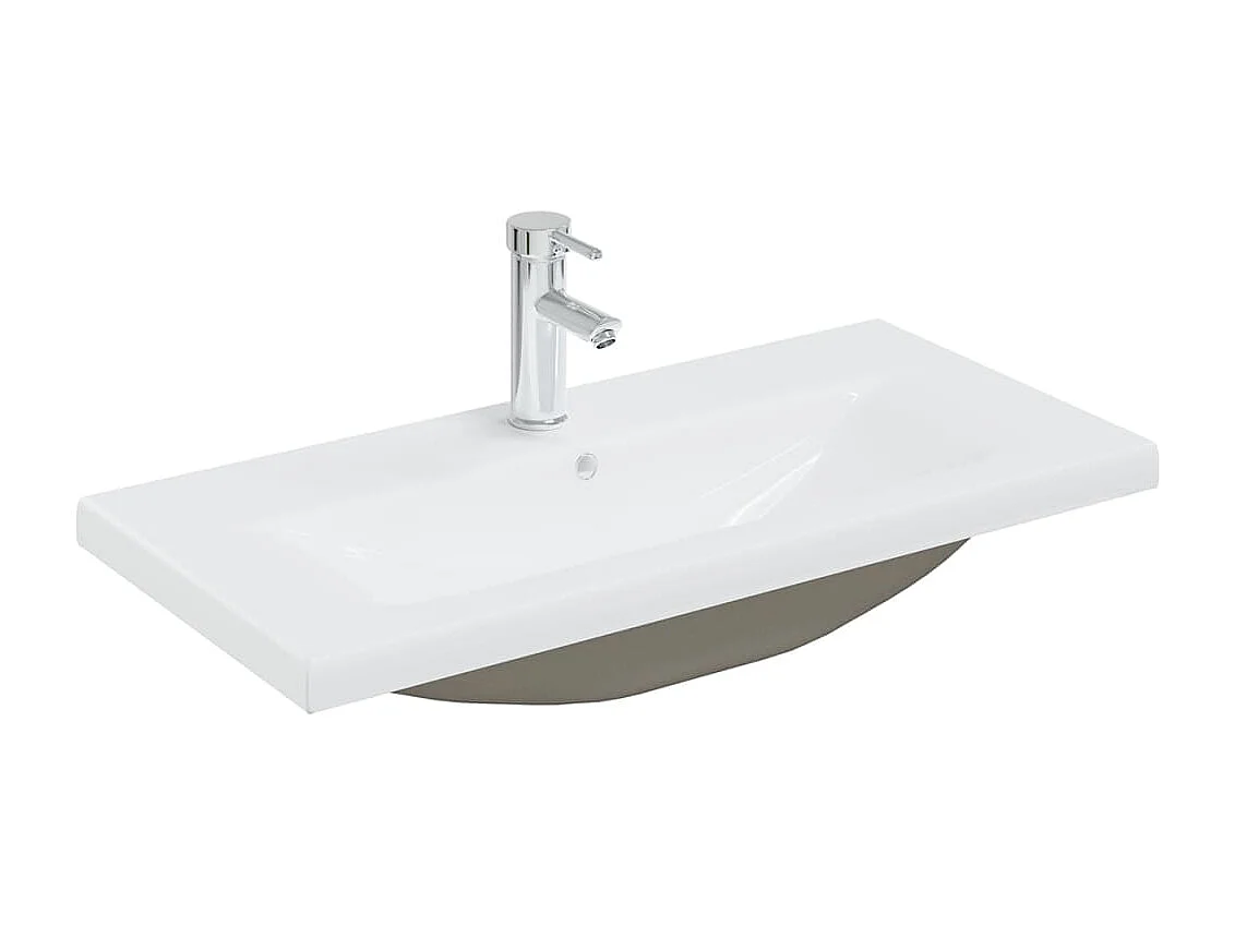 Mobili da bagno in multistrato di legno nero