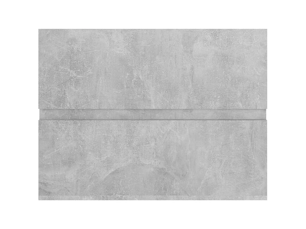 Waschbeckenunterschrank Betongrau 60x38,5x45 cm Holzwerkstoff