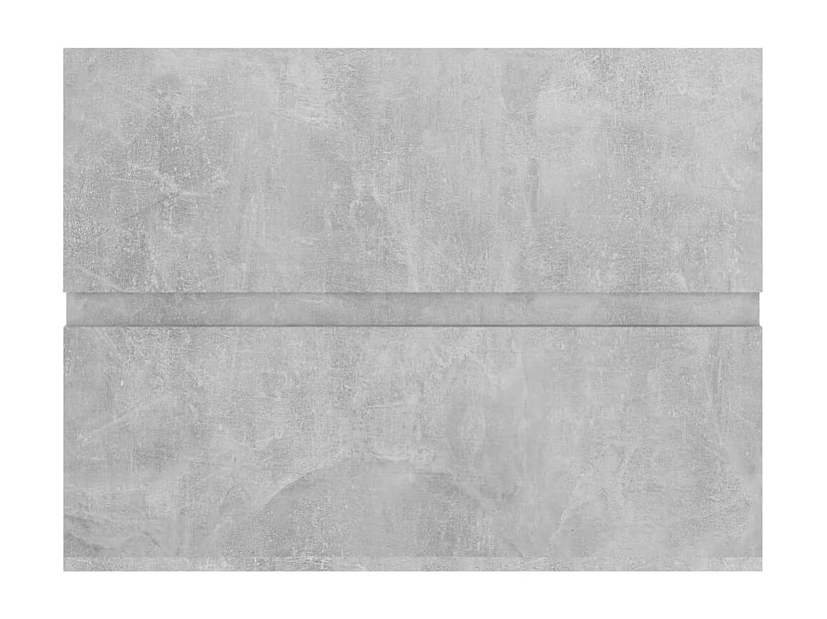 Waschbeckenunterschrank Betongrau 60x38,5x45 cm Holzwerkstoff
