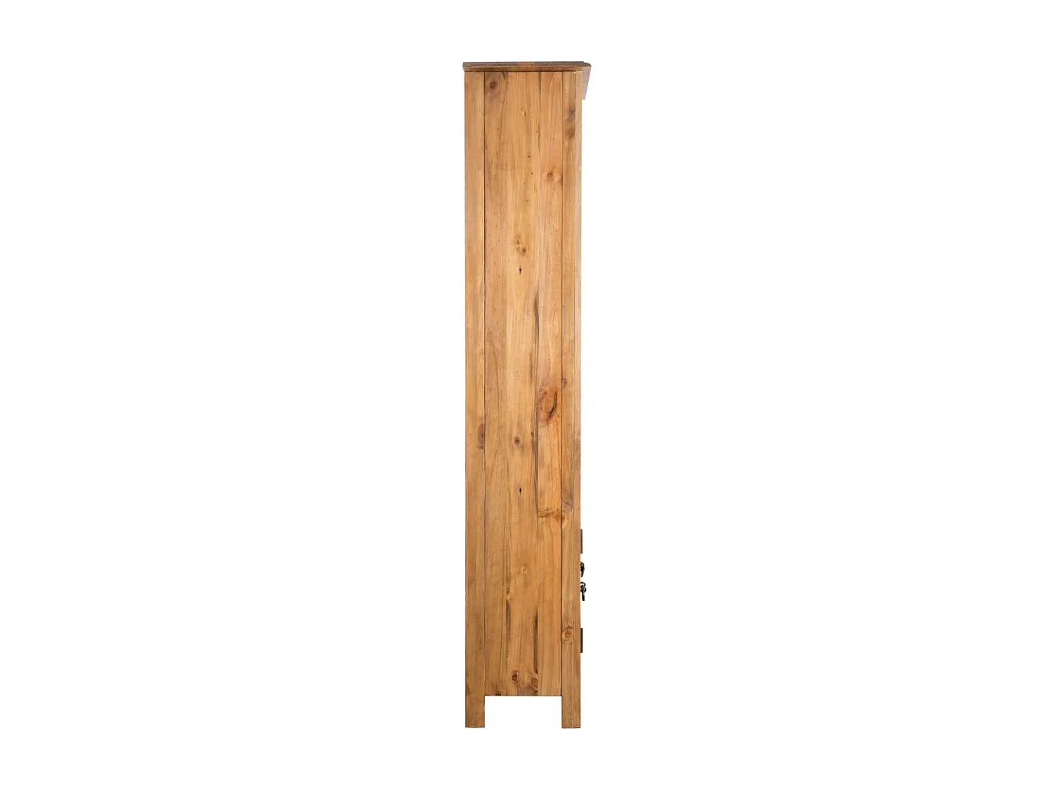 Meuble de salle de bain autoportant Bois pin massif 48x32x170cm
