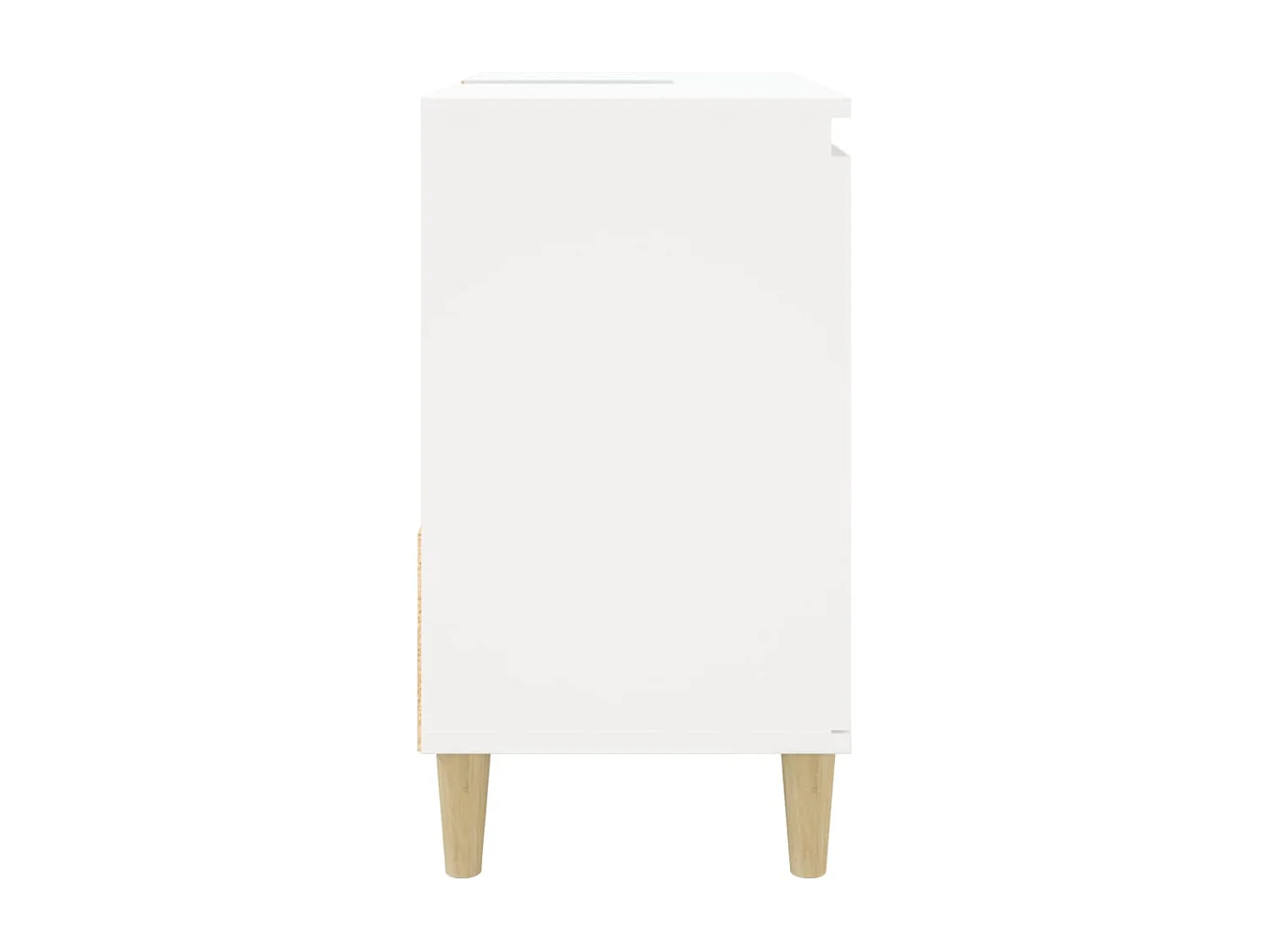 Armoire de salle de bain blanc 65x33x60 cm bois d'ingénierie