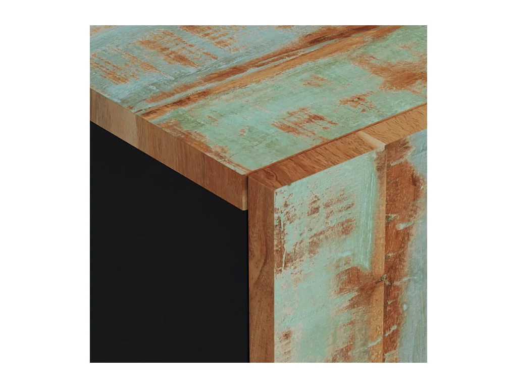 Waschbeckenunterschrank 62x33x58 cm aus Altholz und Holzwerkstoff