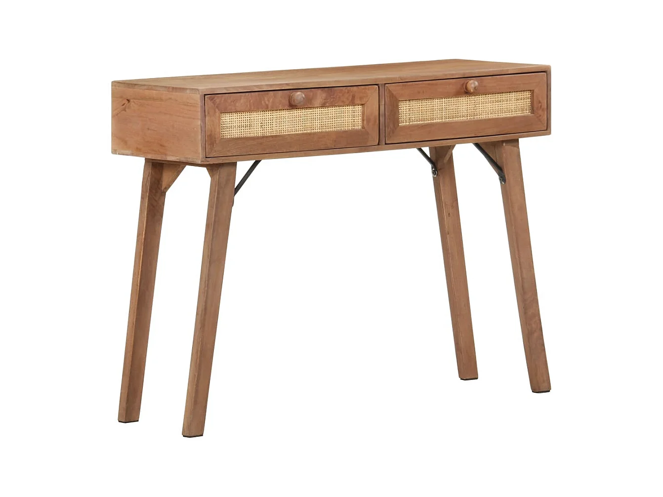 Consoletafel 100x35x76 cm Massief mangohout