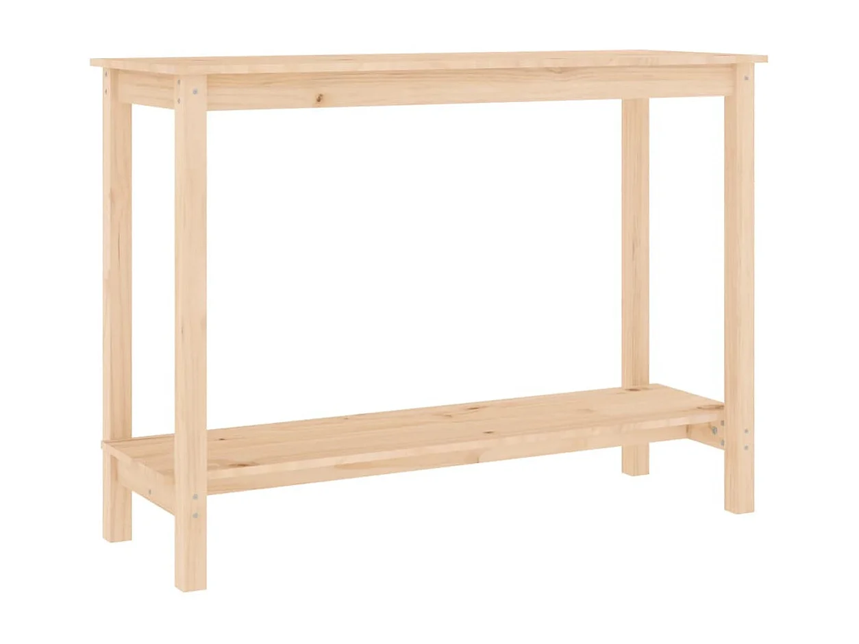 Mesa consola 110x40x80 cm Madeira maciça de pinho