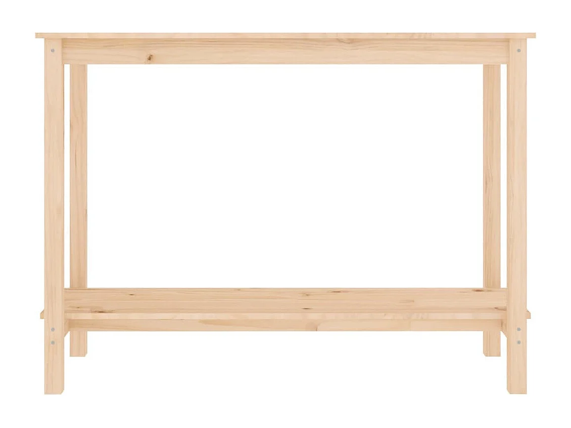Mesa consola 110x40x80 cm Madeira maciça de pinho