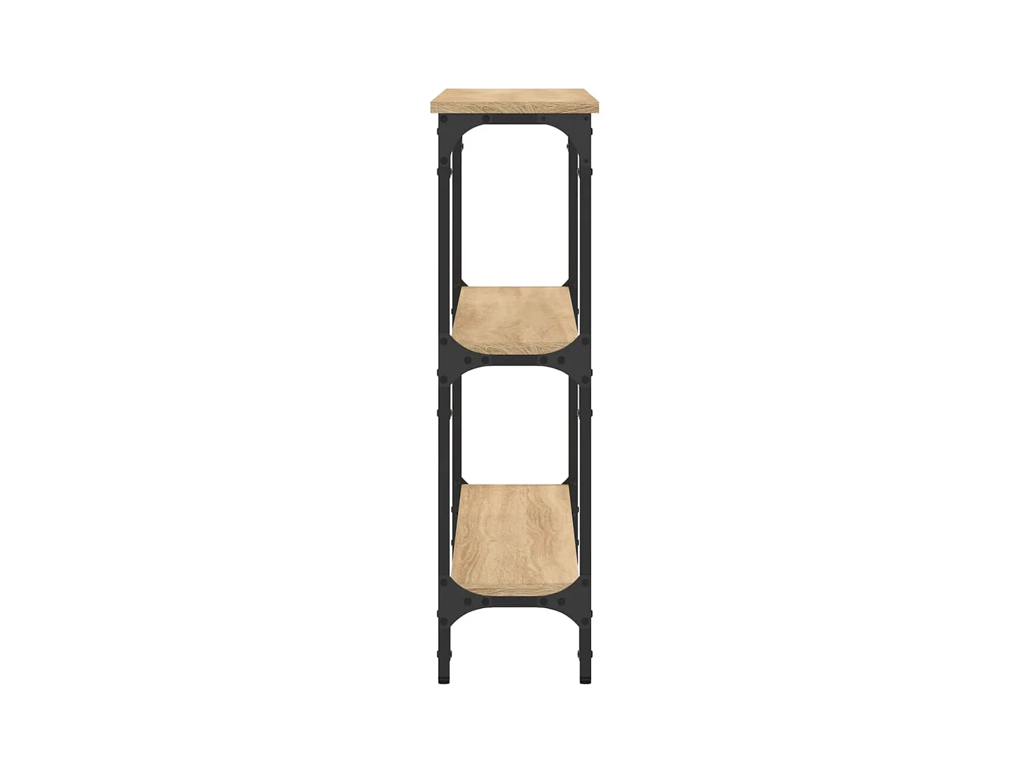 Sonoma eiken consoletafel 100x22,5x75 cm samengesteld hout
