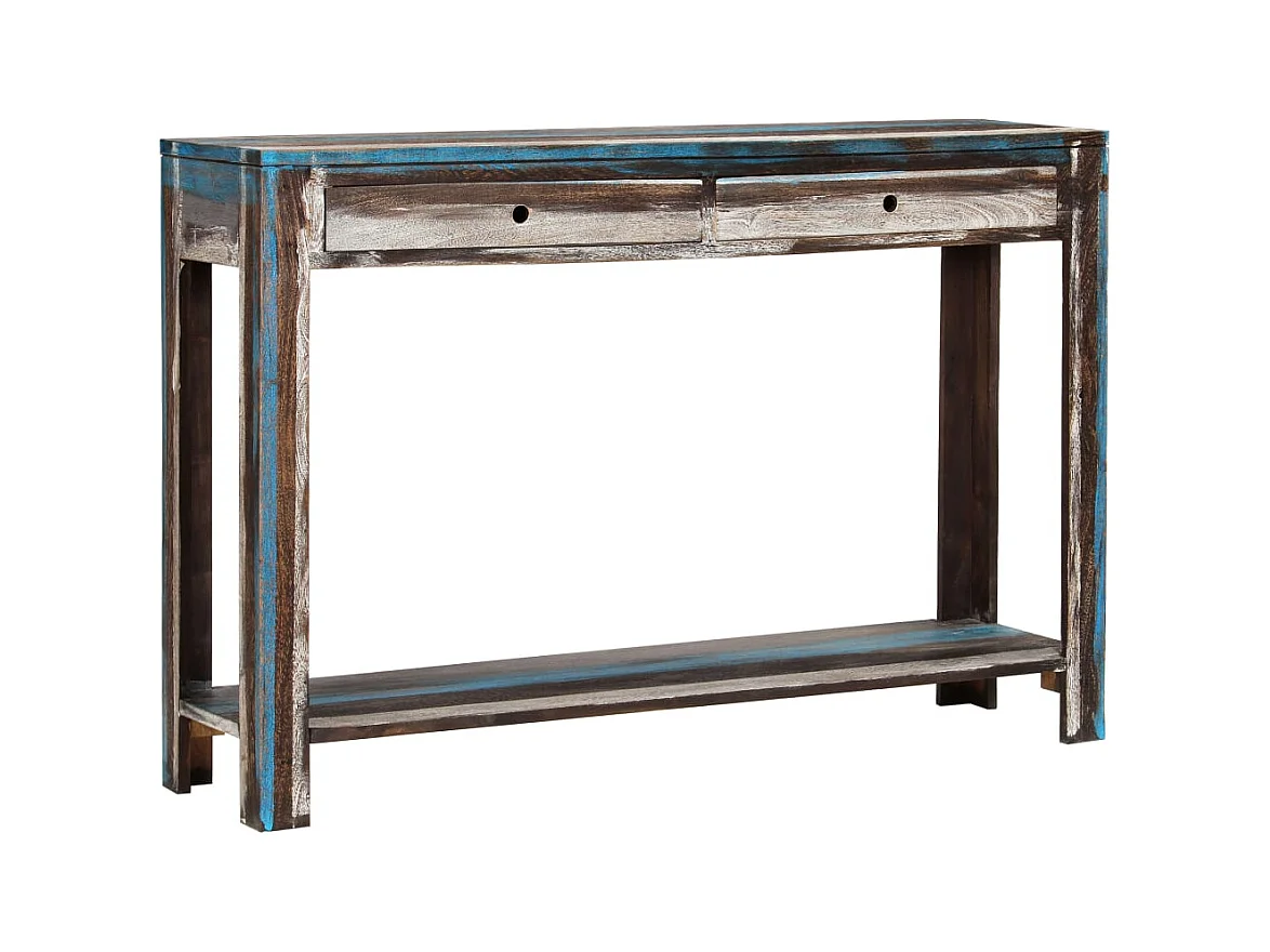 Vintage massief houten consoletafel 118 x 30 x 80 cm