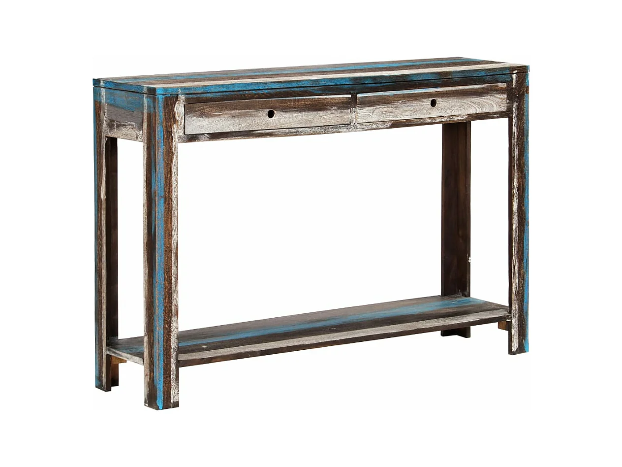 Vintage massief houten consoletafel 118 x 30 x 80 cm
