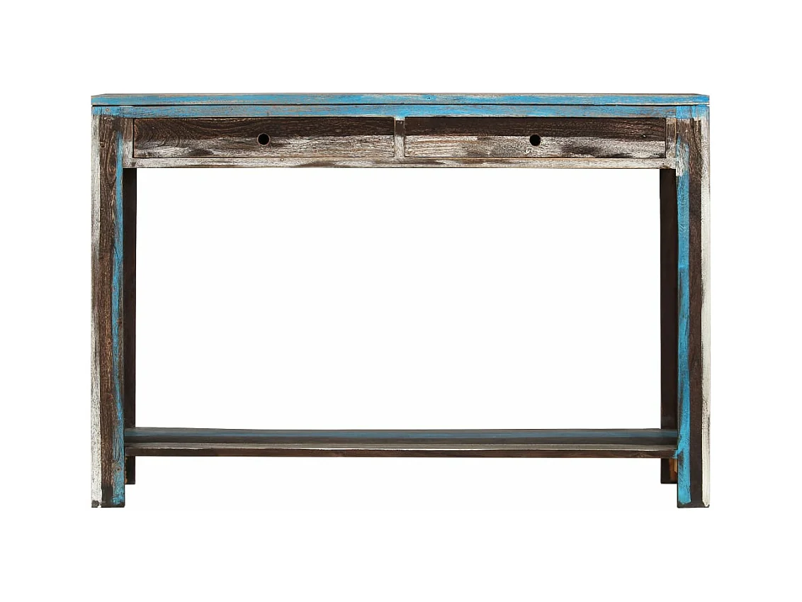 Vintage massief houten consoletafel 118 x 30 x 80 cm